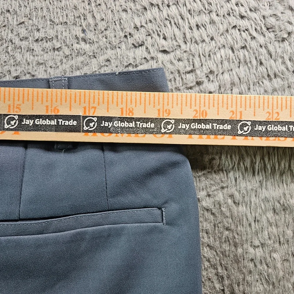 Donald Ross Shorts‎ Men 38 x 8.5 Flat Front Graynish Blue